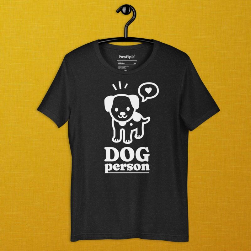 Dog Person T-Shirt | Cute Minimal Edition | PawPipie